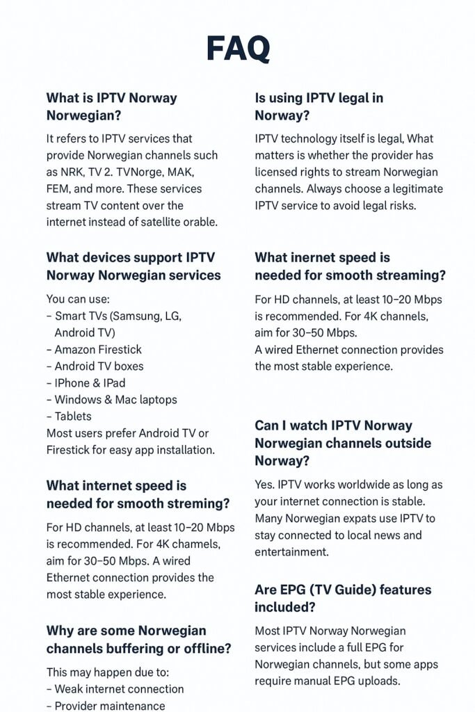 IPTV Norway Norwegian – Full Guide to Accessing Local Channels