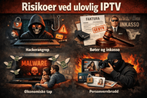 Risikoer ved ulovlig IPTV